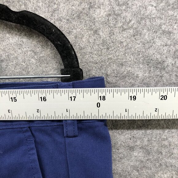 Brooks Brothers 346 Chino Pants Mens 36x32 Blue Straight Leg Flat Front - Picture 6 of 10